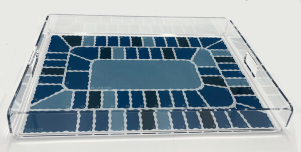 Plateau de jeu de l'Oie bleu